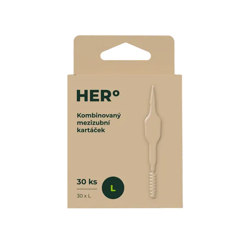HERBADENT Hero medzizubné kefky L 30 kusov