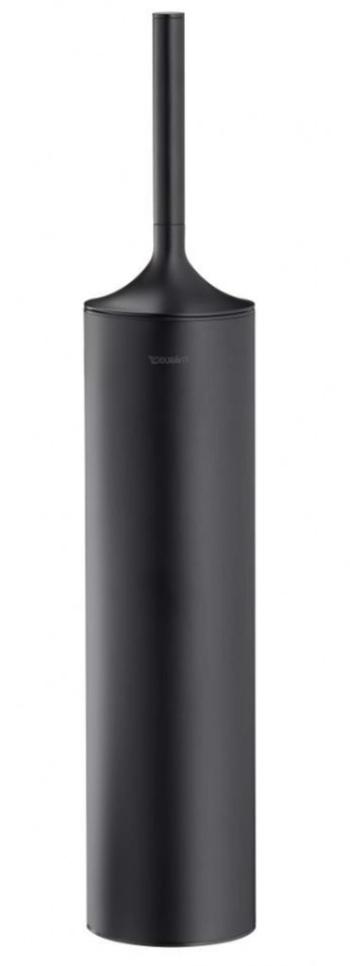 DURAVIT - Starck T WC kefa na postavenie, matná čierna 0099454600