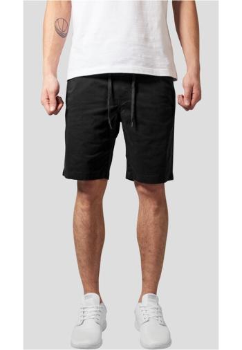 Urban Classics Stretch Twill Joggshorts darksand - S