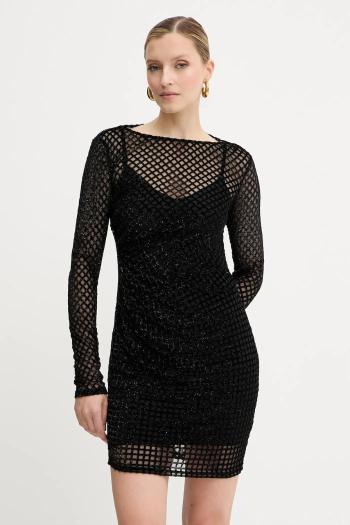 Šaty Patrizia Pepe čierna farba, mini, priliehavé, 8A1579 A638