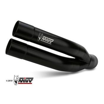 Mivv Double Gun Black Stainless Steel pre Kawasaki Z 750 (2007 > 2014) (K.018.SDGB)