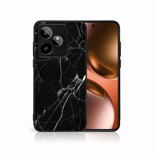MY ART Ochranný kryt pre Realme GT 7 5G BLACK MARBLE (142)