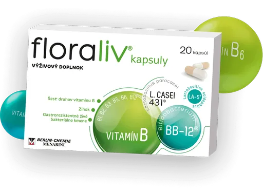 Floraliv kapsuly, 20 ks