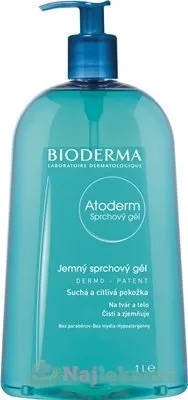 Bioderma Atoderm jemný sprchový gél pre suchú a citlivú pokožku 1000 ml
