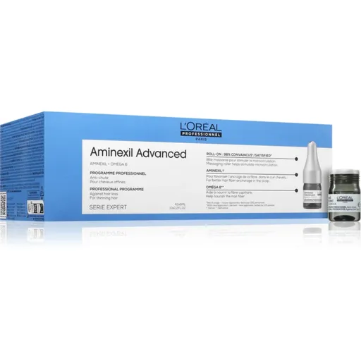 L’Oréal Professionnel Serie Expert Aminexil Advanced ampuly pre rast vlasov a posilnenie od korienkov 42x6 ml