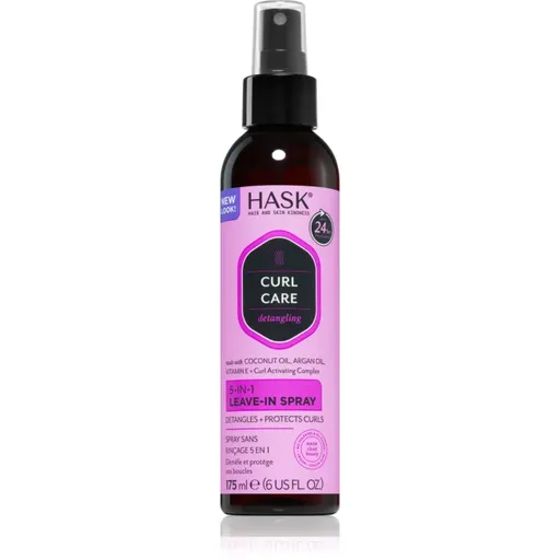 HASK Curl Care bezoplachový sprej pre vlnité a kučeravé vlasy 175 ml