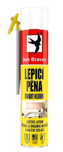 SMART KLEBER - Pištoľová lepiaca pena žltá 750 ml