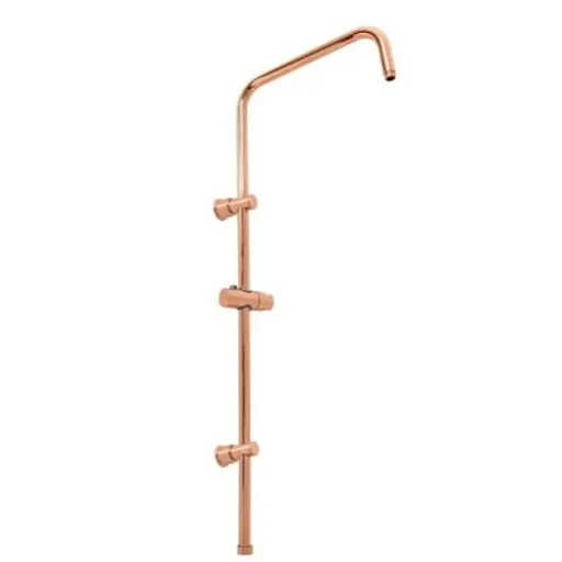 Sprchová tyč RAV SLEZÁK zlatá ružová kartáčovaná MD0763ZRK