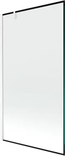 MEXEN/S - Next vaňová zástena FIX 100 x 150, čierna dekor, biela 895-100-000-00-70-20