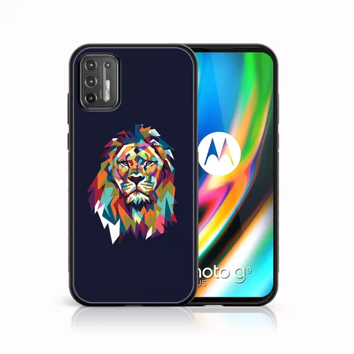 MY ART Silikónový kryt Motorola Moto G9 Plus LION (246)
