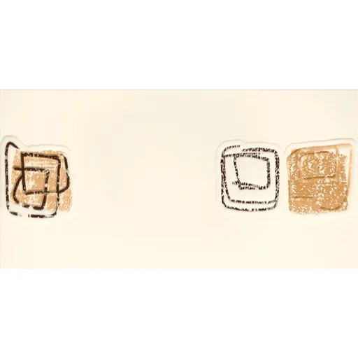 Dekor Rako Concept svetlo béžová Monopoli 20x40 cm mat WITMB021.1