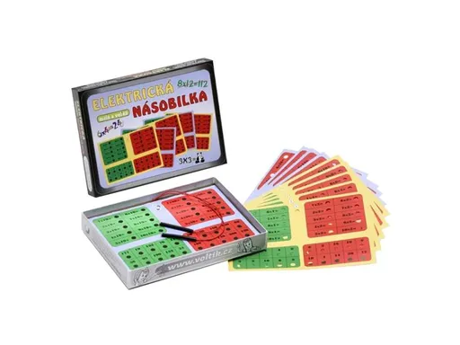 Hra vzdelávacia Elektrická násobilka