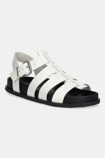Kožené sandále Tommy Jeans TJW FISHERMAN PATENT SANDAL