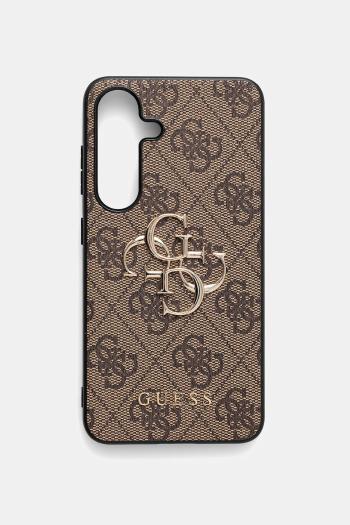 Puzdro na mobil Guess Samsung Galaxy S25 hnedá farba, GUHCS25S4GMGBR