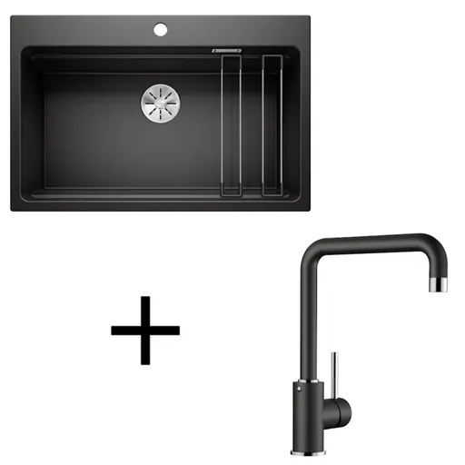 Blanco set Etagon 8 + Mili silgranit čierna