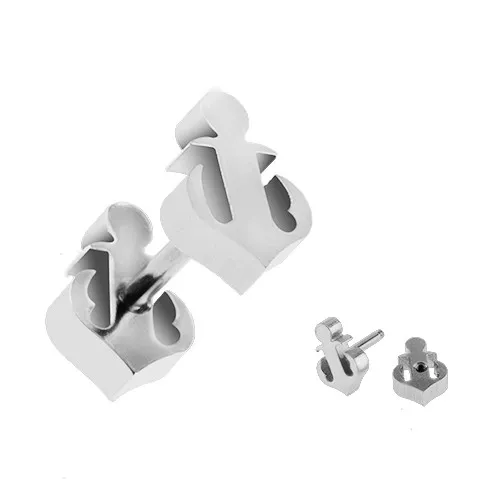 Fake plug do ucha z chirurgickej ocele - kotva