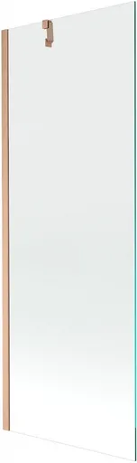 MEXEN/S - Next vaňová zástena FIX 70 x 150, transparent, meď kartáčovaná 895-070-000-00-00-65