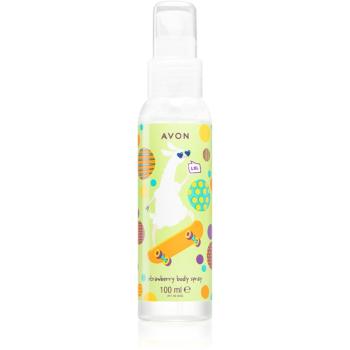 Avon Lama Dude osviežujúci telový sprej s vôňou jahôd pre deti 100 ml