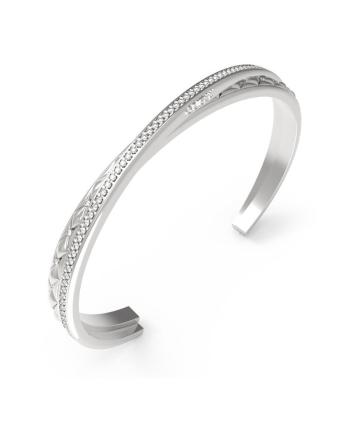 Guess Pevný oceľový náramok Stylish Guess JUBB04584JWRH 5,5 cm