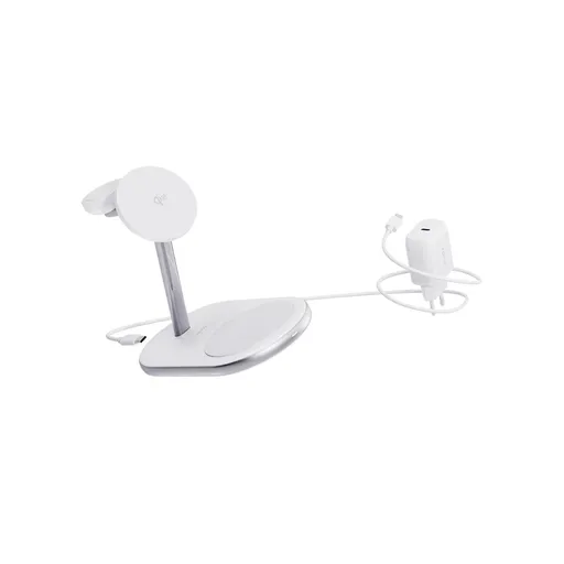 Epico Qi2 3in1 Mag+ nabíjací stojan EX60 - biela