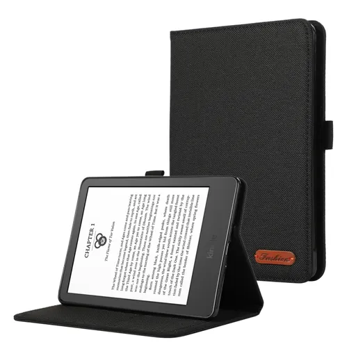 FABRIC Zaklápací kryt pre Amazon Kindle Paperwhite 5 2021 čierny