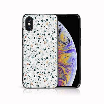 MY ART Ochranný kryt pre Apple iPhone X / XS GREY TERRAZZO (163)