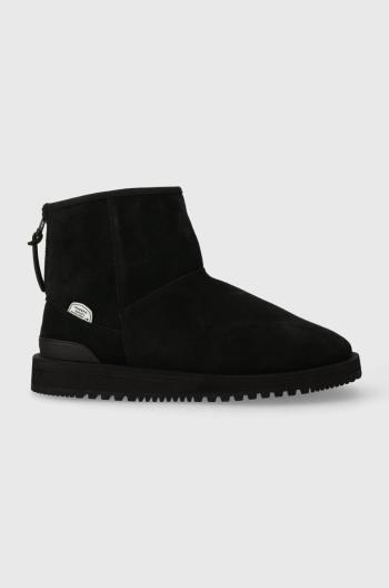 Semišové snehule Suicoke Els-Mwpab pánske, čierna farba