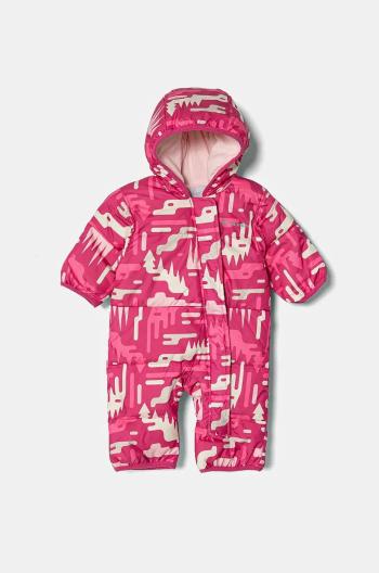 Detský páperový overal Columbia Snuggly Bunny Bunting ružová farba, 2088791