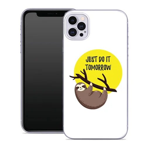MY ART Ochranný kryt Apple iPhone 12 Pro MAX SLOTH (188)