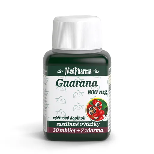 MedPharma Guarana 800 mg 30 + 7 tabliet