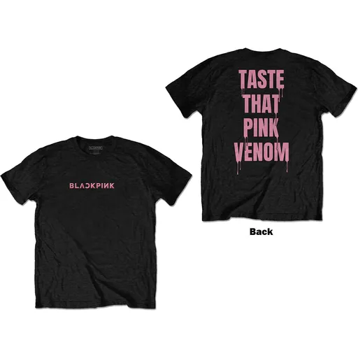 Blackpink tričko Taste That Čierna M