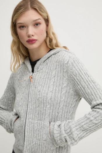 Kardigán Superdry dámska, šedá farba, W6110556A-B6E