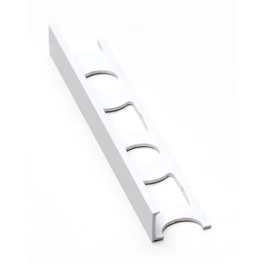 Lišta ukončovací "L" Profil-EU biela, PVC, dĺžka 250 cm, výška hrany 10 mm, LL10250