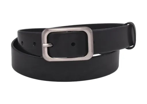 Kožený dámsky opasok 721-30-37 čierny pracka Zina