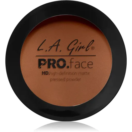 L.A. Girl Cosmetics PRO. Face HD kompaktný púder s matným efektom odtieň Warm Caramel 7 g