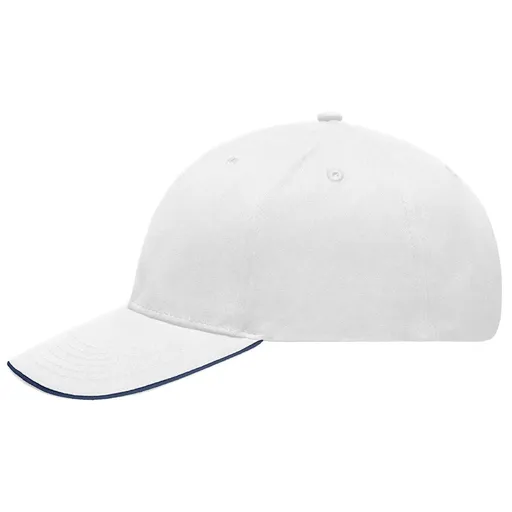 Myrtle Beach (Daiber) Reklamná šiltovka Sandwich MB6541 - Biela / tmavomodrá | uni
