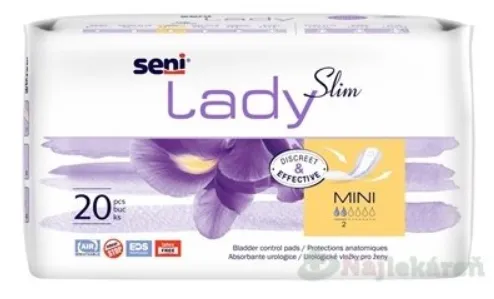 Seni Lady Slim MINI urologické vložky pre ženy savosť 200ml 20ks