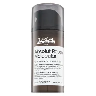 L´Oréal Professionnel Série Expert Absolut Repair Molecular Professional Leave-in Mask bezoplachová maska pre poškodené vlasy 100 ml
