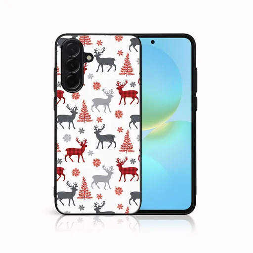 MY ART Kryt s vianočným dizajnom Samsung Galaxy A56 DEER (068)