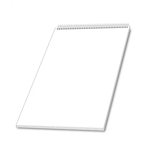 Blok A5 čistý horná špirála 50 listov