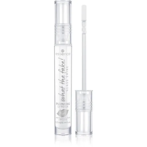 essence WHAT THE FAKE! transparentný lesk na pery odtieň Oh So Glassy! 4.2 ml