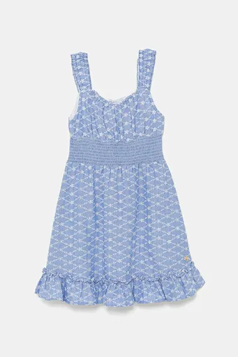 Dievčenské bavlnené šaty Guess