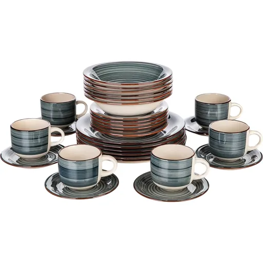 Banquet 30-dielna jedálenská súprava Spiral ​Blue