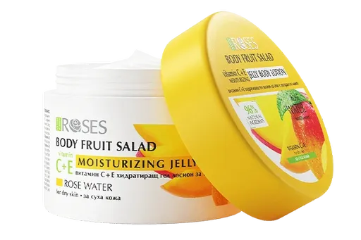 FRUIT SALAD – Vitamín C+E hydratačné gélové telové mlieko s mangom 200 ml - NATURE OF AGIVA