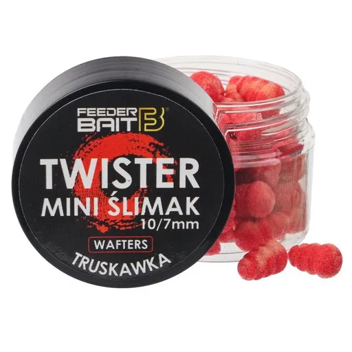 Feederbait twister mini šlimak wafters 10/7 mm 25 ml -jahoda