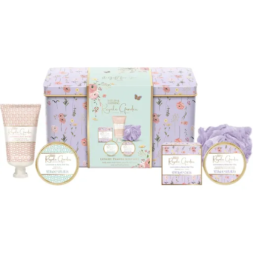 Baylis & Harding Royale Garden Lavender & Rose Hip Tea darčeková sada plechový box
