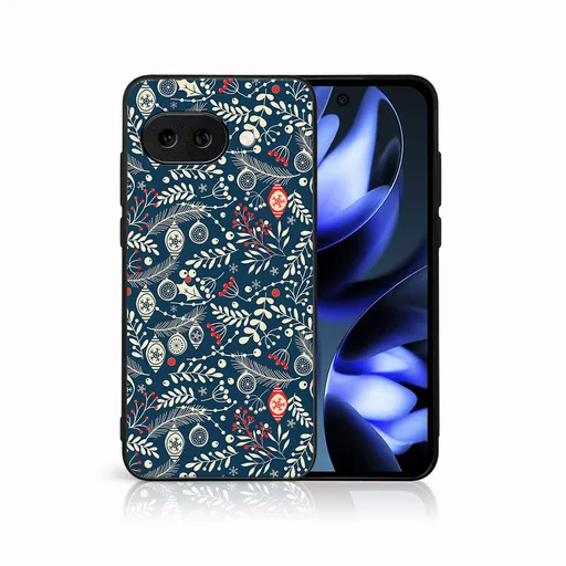 MY ART Kryt s vianočným dizajnom Google Pixel 9a MISTLETOE (070)