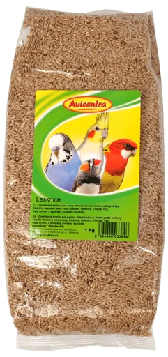 AVICENTRA lesknica kanárska pre exotické vtáctvo 1 kg