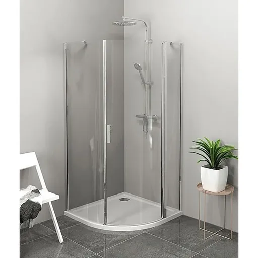 Polysan Zoom sprchový kút štvrťkruh 90x90 cm ZL2615R