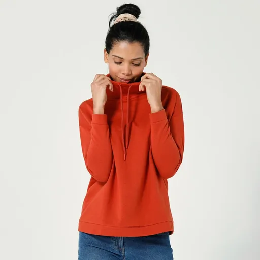 Moltonová mikina so stojačikom